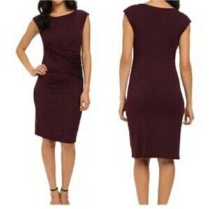 Kut from The Kloth Mollee Purple Sleeveless Bodycon Dress 14